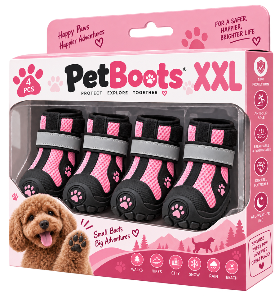 Le scarpette PetBoots — Rosa XXL